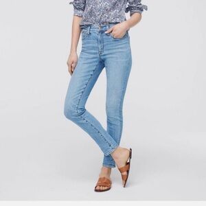 NWT J Crew High-rise toothpick Jean
